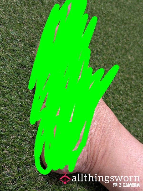 Different Feet Pics On Lovely Green Gra** For All You Foot Slaves Worshippers