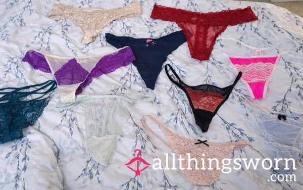 Different Worn Thongs