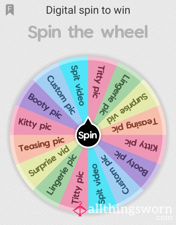 Digital Content Spin To Win 🔥