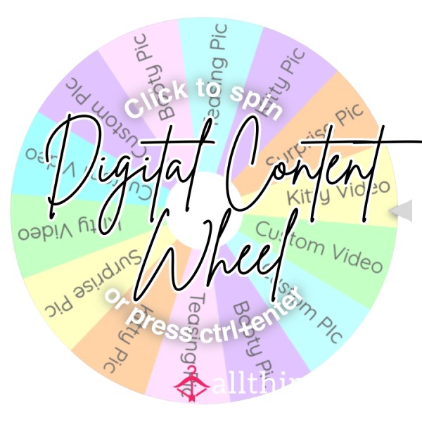 Digital Content Wheel Spin