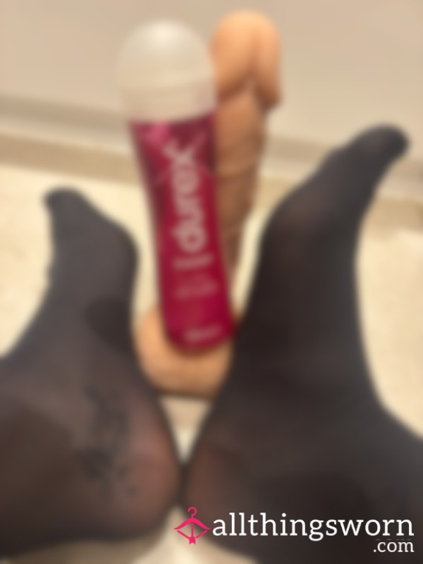 Di**o Foot Tease In Tights💦