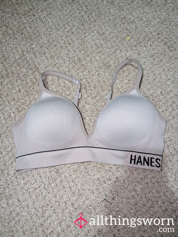 Dingy White Hanes Bra