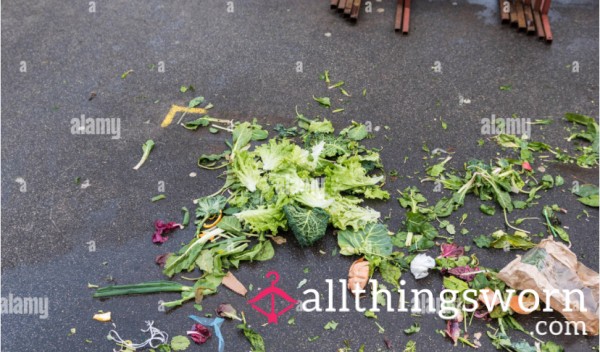 Dinner Is Served Losers- Street Floor Crushed Prepared Food.