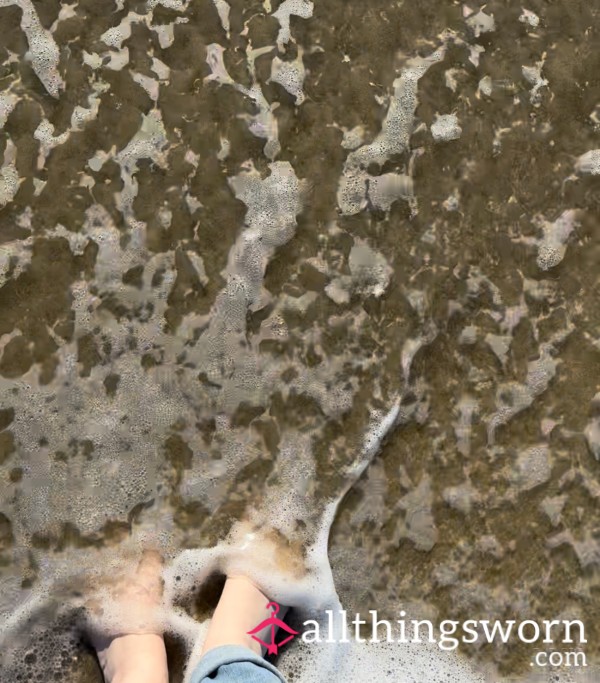 Dipping My Toes In The Water At The Beach