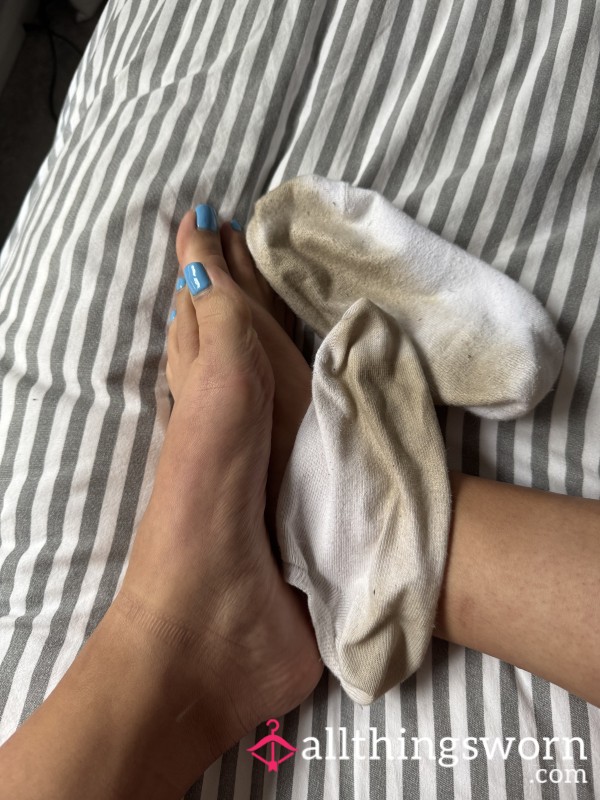 Dirrrrtty Socks From Today….worked All Morning And Then Went To The Gym 💦