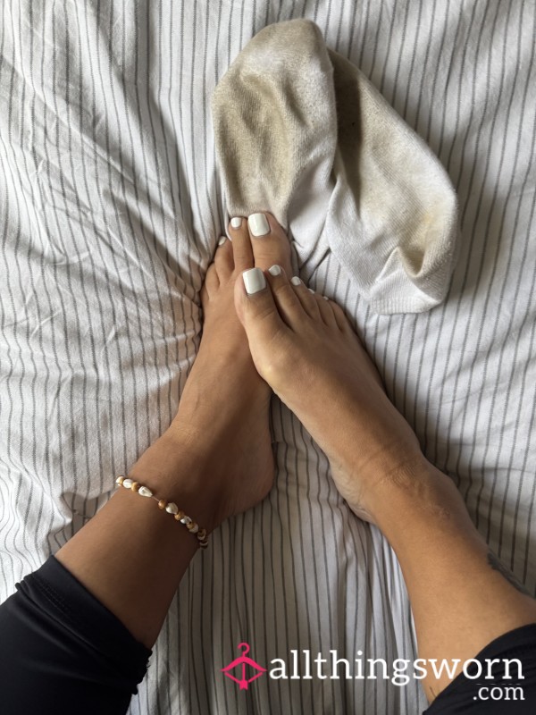 Dirrrrty White Socks