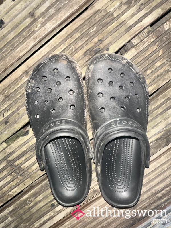 Dirty And Dusty Crocs Worn Out For Me
