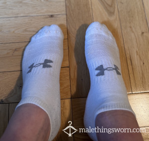 Dirty And Smelly White Ankle Socks