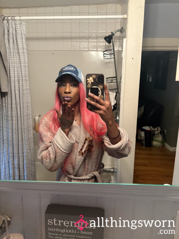 Dirty A** Pink Robe