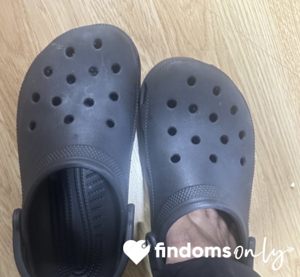 🖤 Dirty Barefoot Crocs – No Socks, All Scent, All Mine 🖤