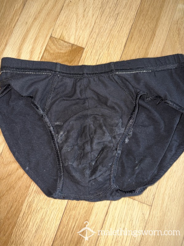 Dirty Black Briefs 💦💦