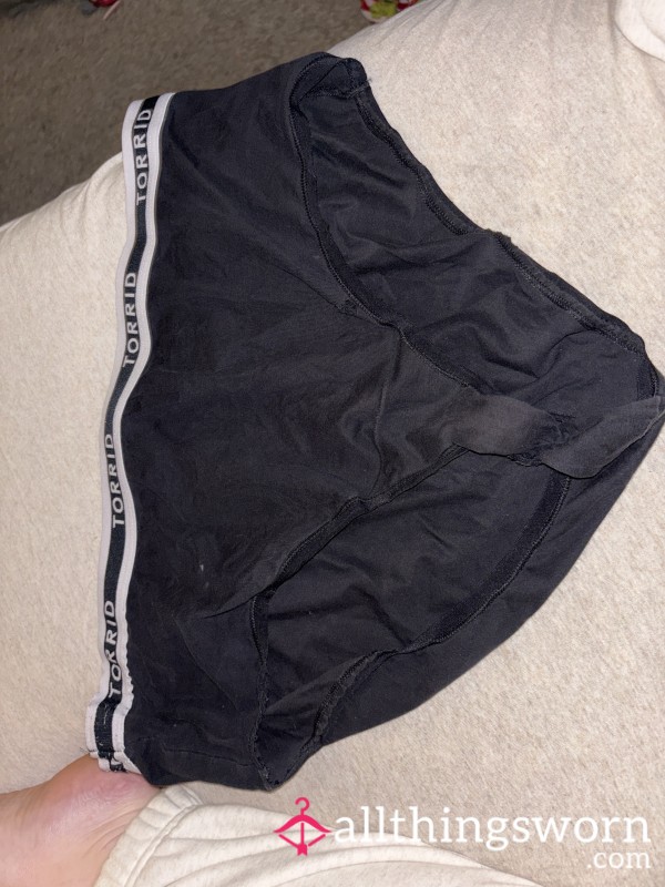 Dirty Black Cheeky Panties