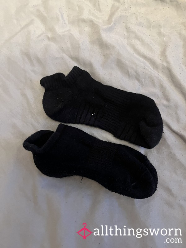 Dirty Black Size 4 Ankle Socks 🧦 Free Uk Shipping