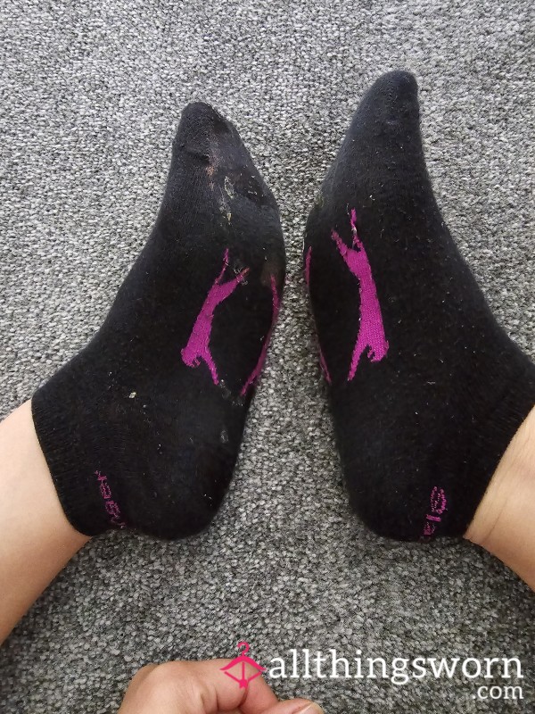 Dirty Black Slazenger Pop Socks UK 3