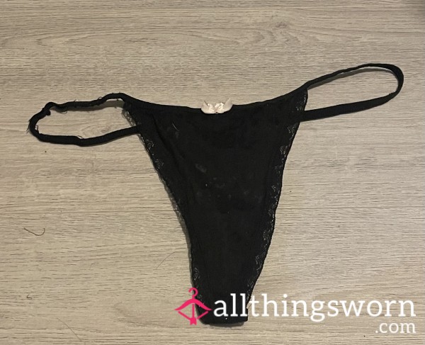 Dirty Black Thong 24hrs Wear With Special K Scent