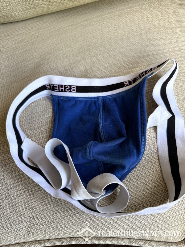 Dirty Blue And White Jock