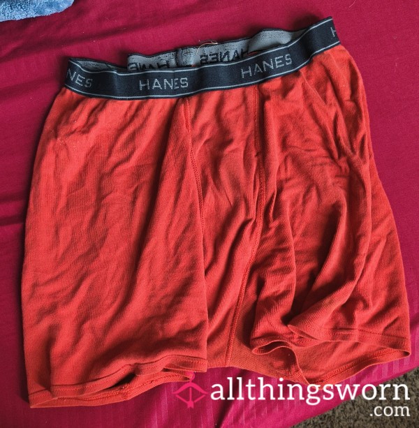 Dirty Boxer Briefs With Both Our Juices