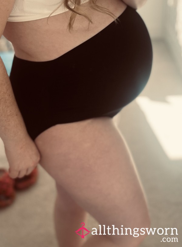 Dirty Creamy Maternity Pants – Worn Over My Growing B*mp 💋