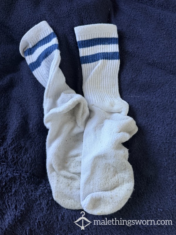 Dirty C*m Filled Sticky White Socks
