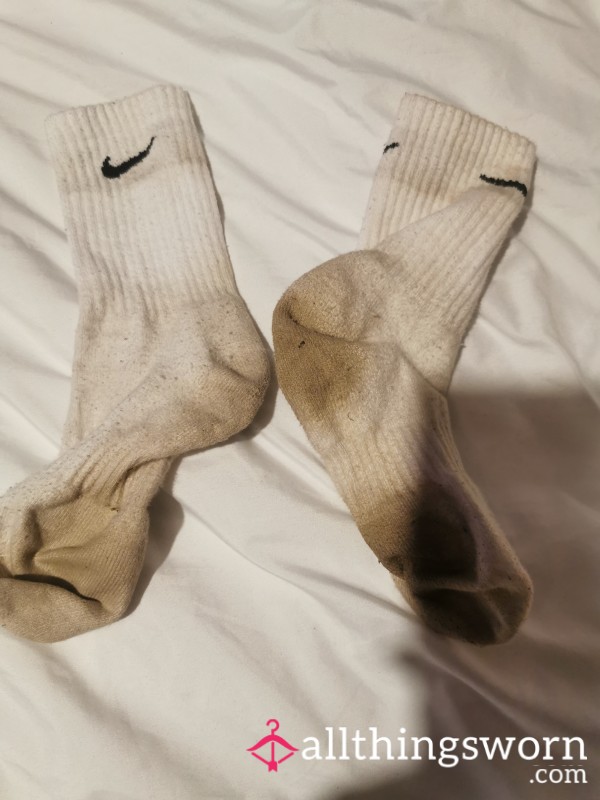 Dirty Dirty Nike Socks