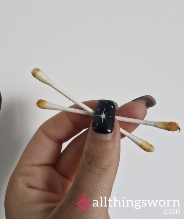 Dirty Ear Wax Cotton Buds