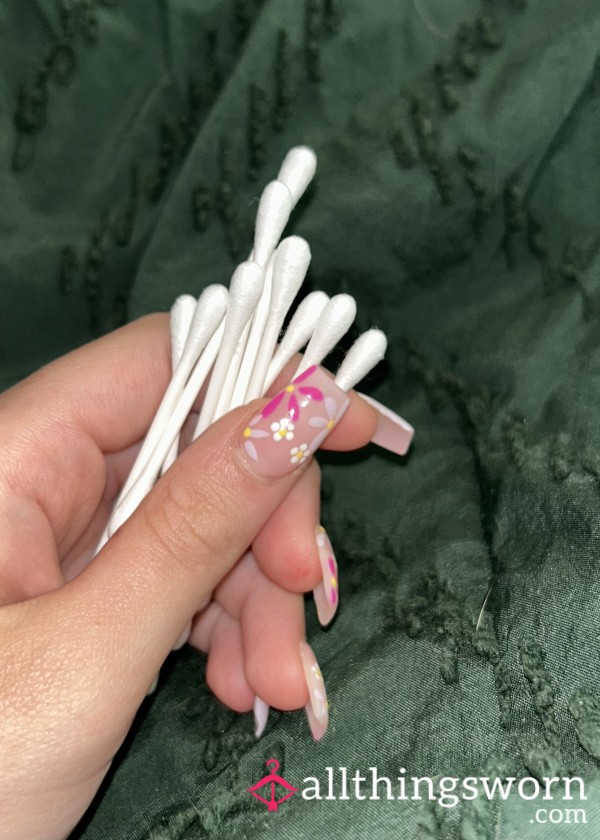 Dirty Earwax Coated Q-Tips
