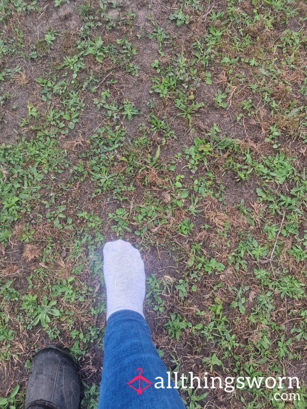 Dirty Equestrian Socks Close Up Pics Horse Muck