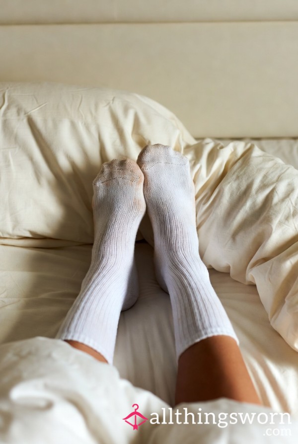 My Genuinely Worn Everyday White Socks ❣️