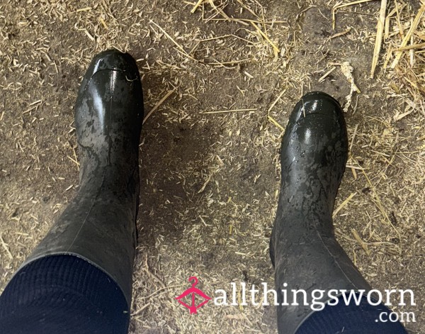 Dirty Farmyard Wellies
