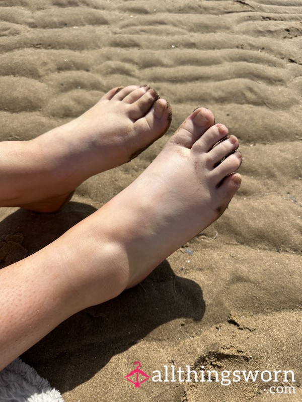 Dirty Feet In Sand