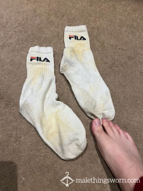 Dirty Fila Socks