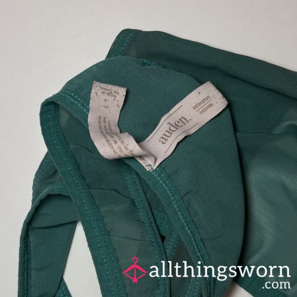 Dirty Filthy Auden Large Teal Thong