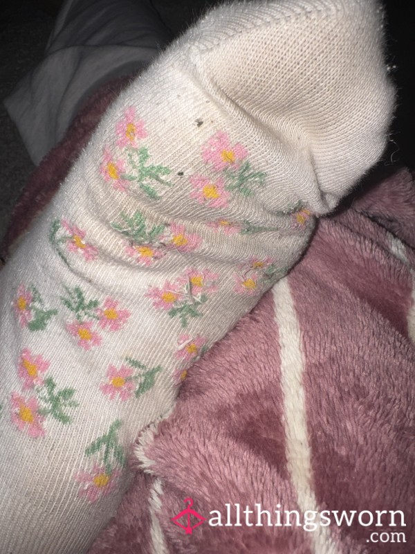 Dirty Flor*l Socks