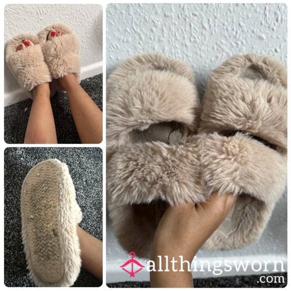 Dirty Fluffy Slippers ❣️