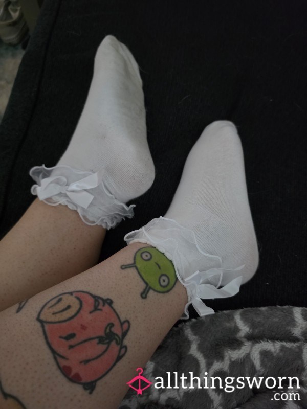 Dirty Frilly Work Socks