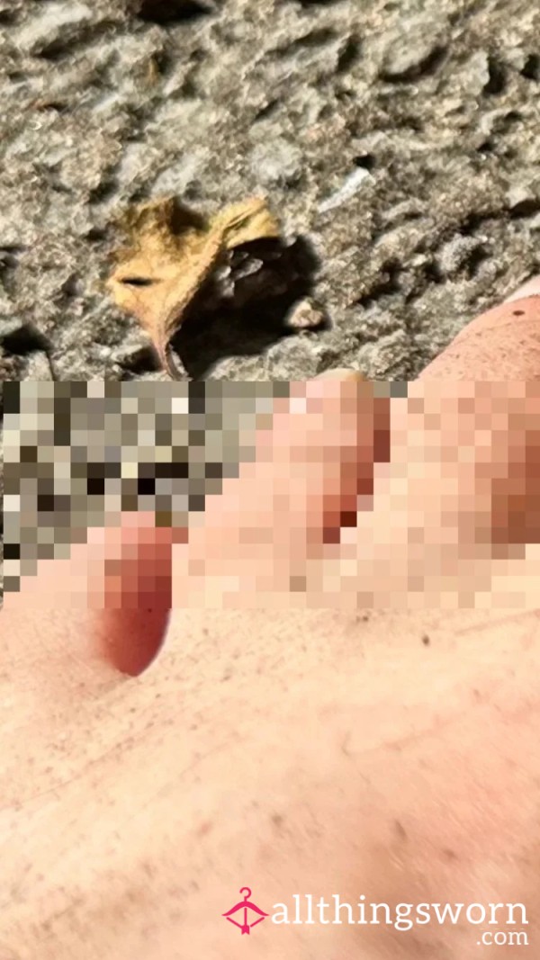 Dirty Muddy Bare Feet