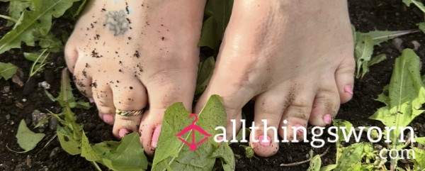 Dirty Gardening Feet