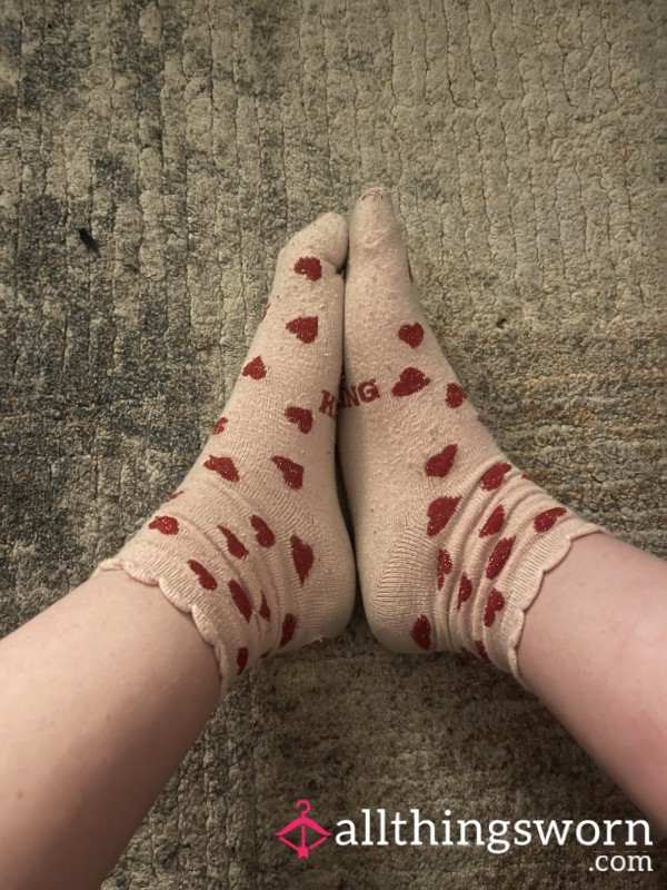 Dirty Girly Pink Socks