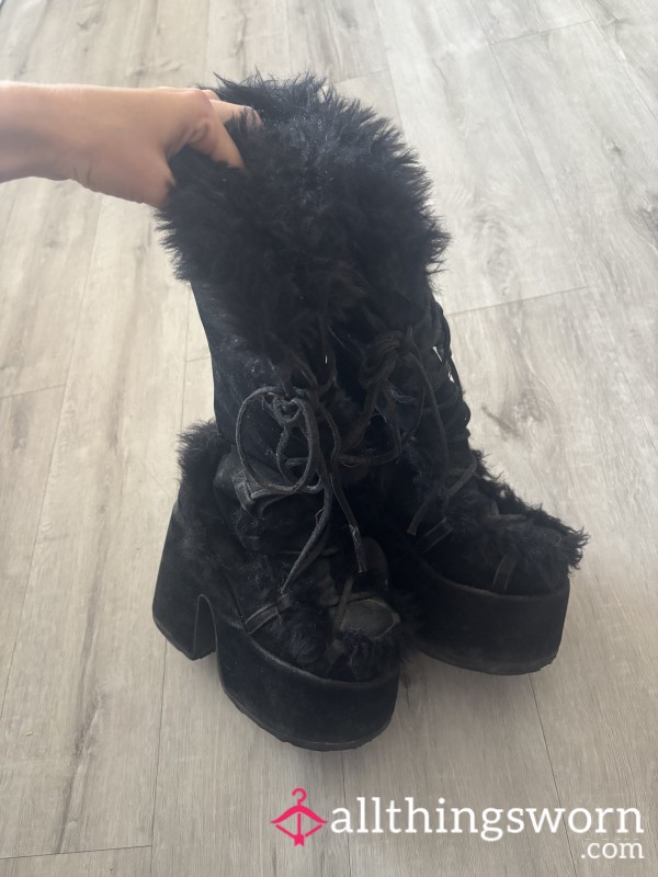 Dirty Goth Girl Boots