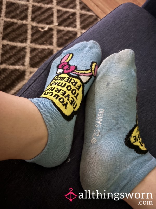 Dirty Goth Girl Hello Kitty Socks