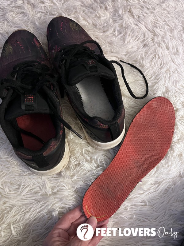 Dirty Gym Shoes And Soles No Socks