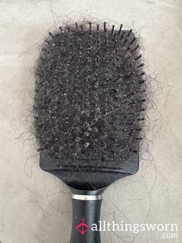Dirty Hairbrush