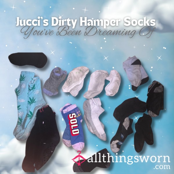 DIRTY HAMPER SOCKS [READY TO SHIP OR REWEAR] 🧦