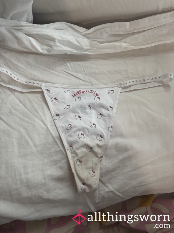 Dirty Hello Kitty Thong