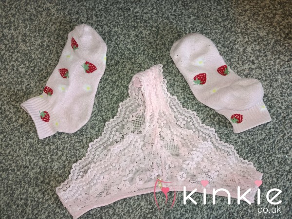Dirty Juicy Couture Panties And Strawberry Socks 🍓