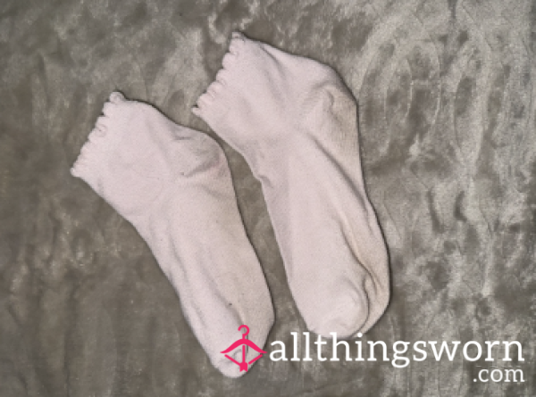 Dirty Light Pink Ruffle Socks 💕🩰