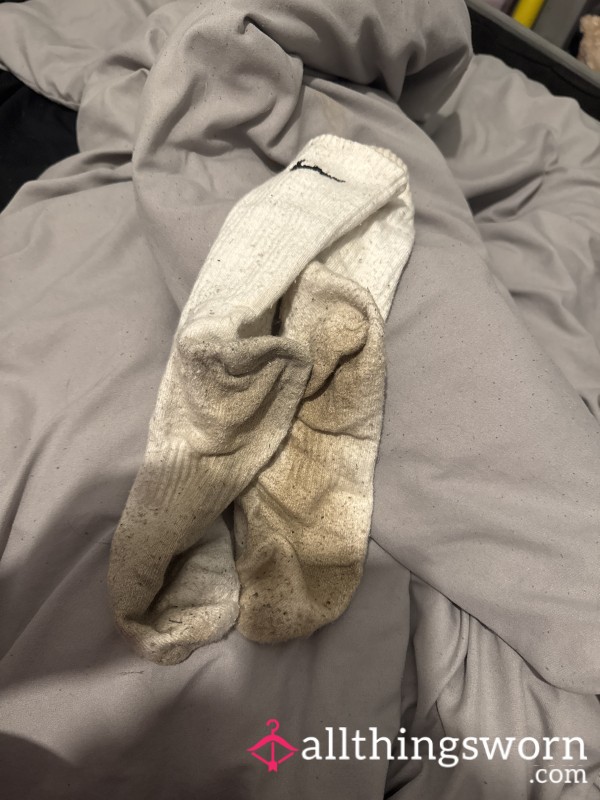Dirty Long Nike Socks
