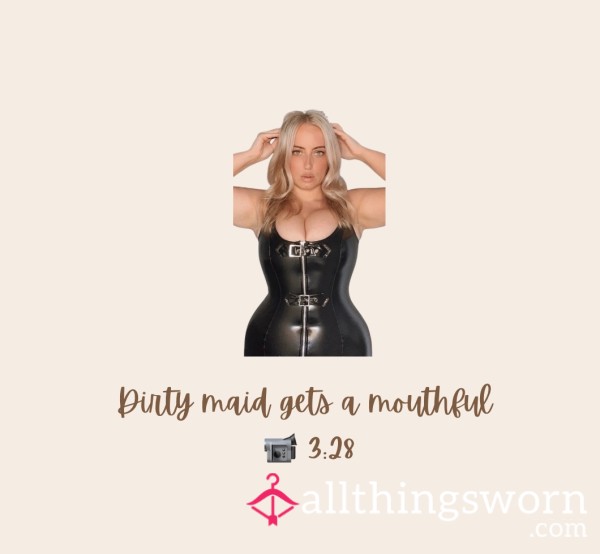 🧺 DIRTY MAID GETS A MOUTHFUL 📹 3:28