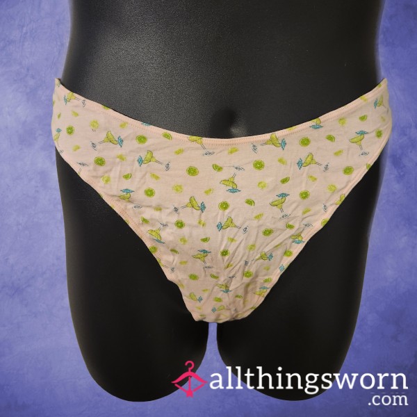 🍸 Dirty Martini – Worn C*cktail Thong 💦