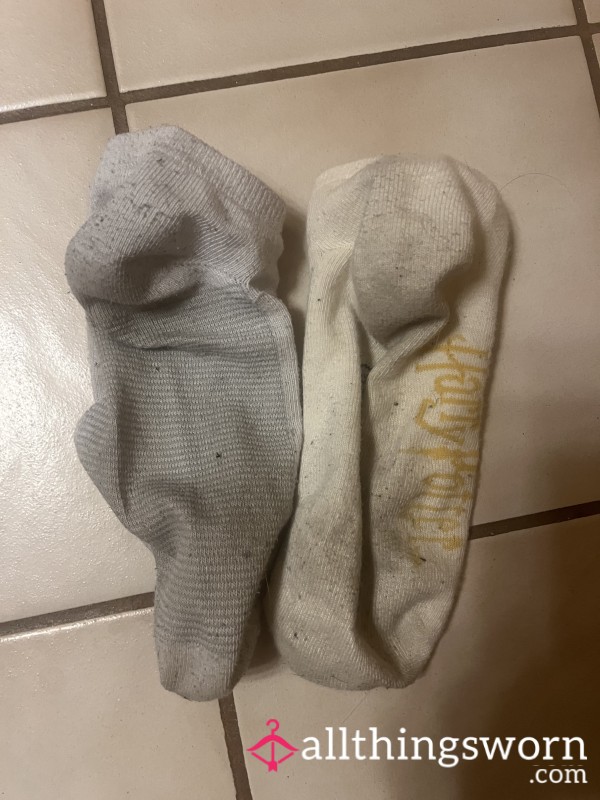 Dirty Mismatched Socks